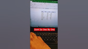 Sum in One Click #tricks #simpletrick #excelshortcuts #exceltips #exceltutorial
