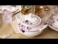 Vigneto | Luxurious Rose Garden Fine Porcelain Dinner Set #crockery #tableware