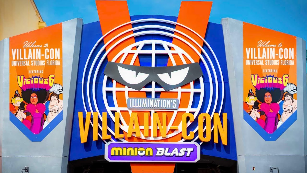 4K] Villian-Con: MINION BLAST - Mobile Game-like Ride - Universal