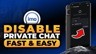 How To Disable Private Chat in Imo (𝟮𝟬𝟮𝟲) | 100% WORKS | NO Yapping, To The Point! | FAST & EASY screenshot 5