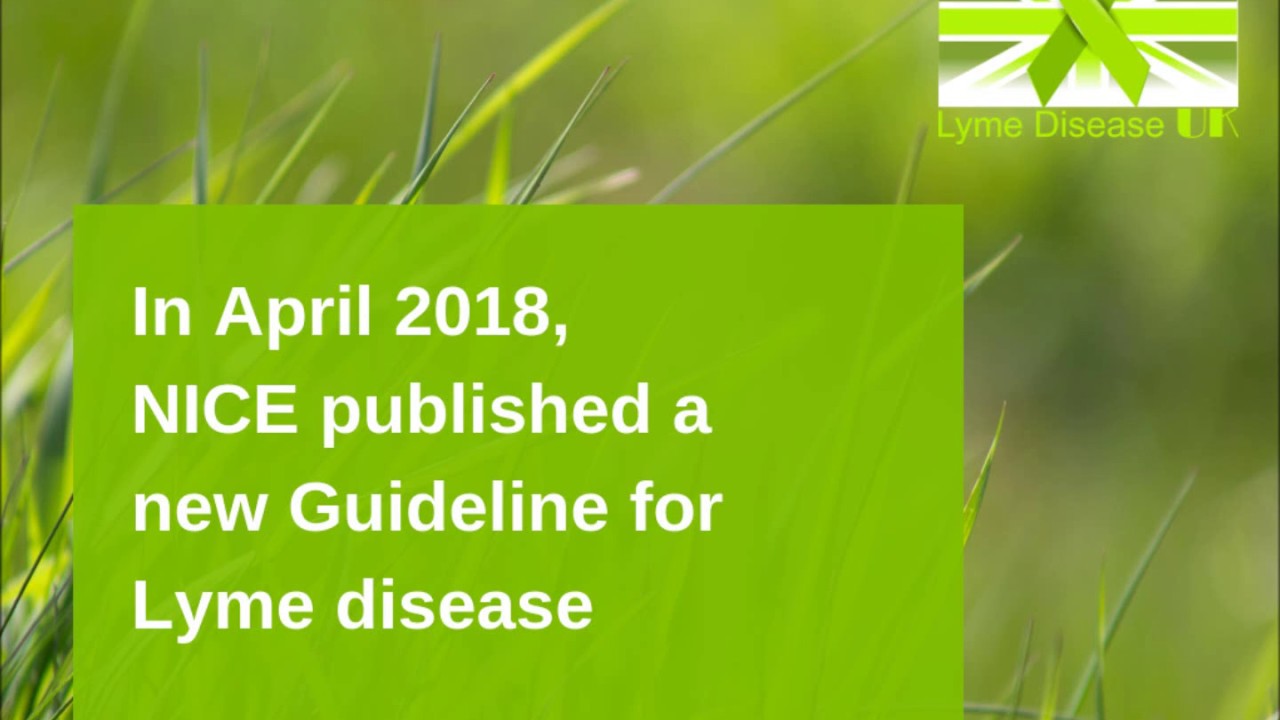 NICE Lyme disease Guideline Key Points YouTube