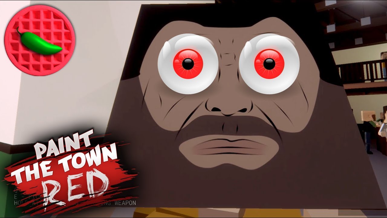 COOP CUBE CARNAGE! Let's Play Paint the Town Red (Coop Multiplayer