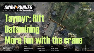 Snow Runner - Taymyr Rift - Data Mining and Ol