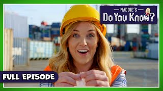 Celebrity Shipping Containers & Bubble Wrap | Maddie's Do You Know👩Series 2, Episode 1 | FULL EPISODE! Profile