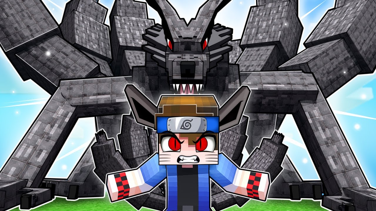 A KURAMA de NETHERITE ! MUITO FORTE , no NARUTO Minecraft !