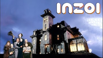 🏚️ The Addams Family HAUNTED Mansion 🕯️ | inZOI Speed Build