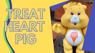 RAREST of the RARE Vintage 1985 TREAT HEART PIG Care Bear Cousin ~ Poseable Prototype Plush & Custom
