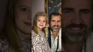 the closeness of infanta Sofia and the father king felipe VI #short #infantasofia #sofia