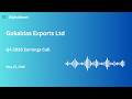 Gokaldas Exports Ltd Q4 FY2025-26 Earnings Conference Call