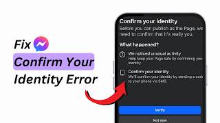 How to Fix Messenger “Confirm Your Identity to Send Messages” | Certain Actions Have Been Restricted screenshot 5