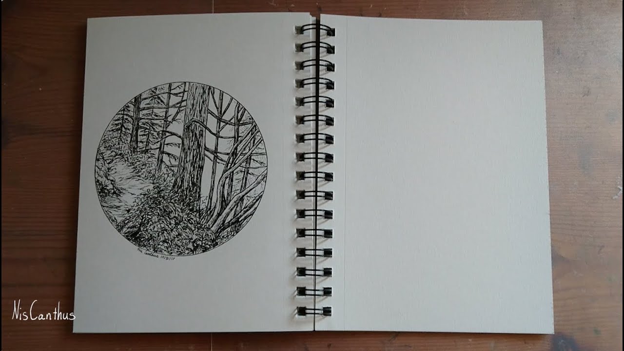 Inktober 2017 Sketchbook Tour