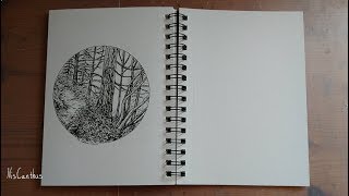 Inktober 2017 Sketchbook Tour
