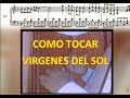 Como tocar Vírgenes Del Sol  | TUTORIAL - COVER | ARPA