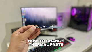 How to Change Thermal Paste in Gaming PC | intel &amp; AMD tutorial