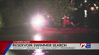 Search resumes for missing swimmer in Wenscott Reservoir