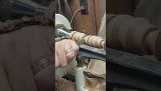 Doubling Drawer Knobs on your lathe.  #woodworking #smallshop #knobs  #latheturning