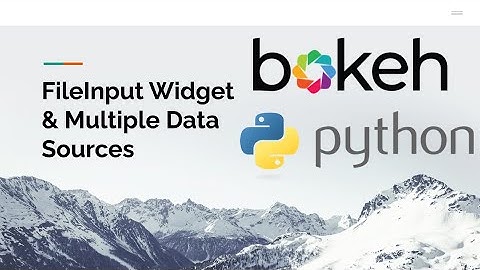 Bokeh: FileInput Widget and Multiple Data Sources