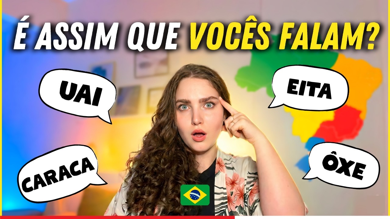 GRINGA REAGE aos SOTAQUES do BRASIL🇧🇷… EU TÔ CHOCADA!