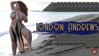 LONDON ANDREWS - HOT BBW BIKINI MODEL PLUS SIZE THICK CHUBBY WOMEN LARGE BIG BOOTY GIRL