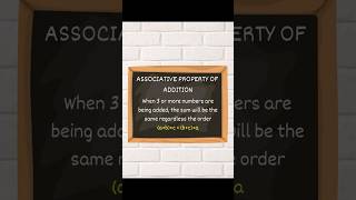 Associative Property of Addition #math #school #algebra