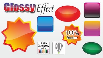 how to create glossy effect in coreldraw | CDTFB | Learn corel with cdtfb