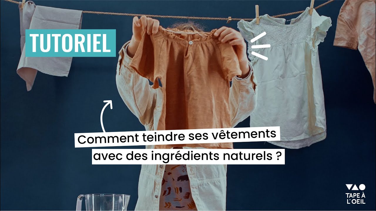 Comment teindre un vêtement ?