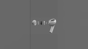 Airpods Exploded animation with Spline  #airpods #spline #Interactive  #interactive3d #3danimation