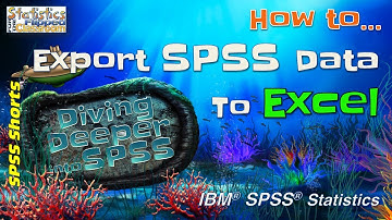 Export SPSS Output to Microsoft Excel