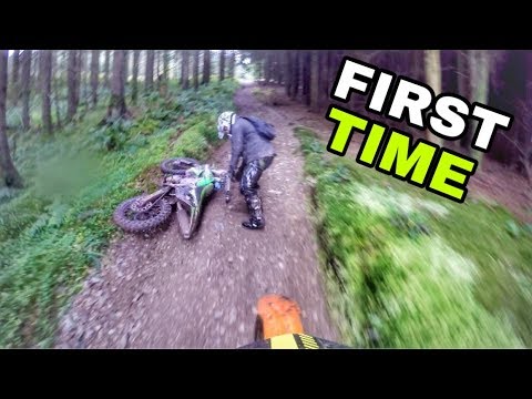 My FIRST TIME EVER Enduro riding !!! Dirt Bike heaven - YouTube