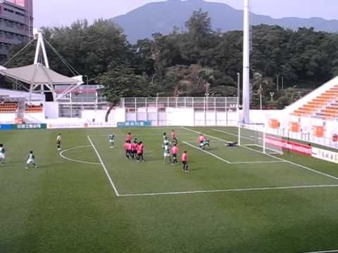 2011年11月20日 甲組聯賽 公民0-0傑志-黃耀富主射罰球柱邊出界.AVI