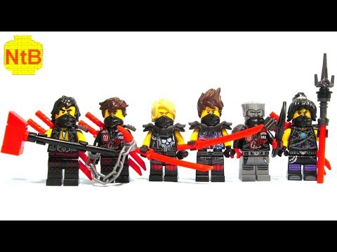 8 figurines Lego Ninjago