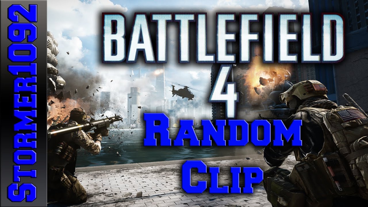 Battlefield 4: Random Moments: SRAW Sniper?
