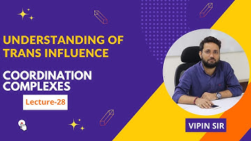 Substitution Reaction in Square planar complexes| Trans effect and Trans influence-1|lecture-28