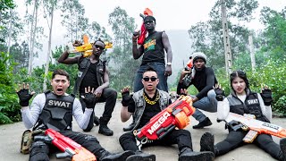 LTT Nerf War : SEAL X Warriors Nerf Guns Fight Crime Dr Lee Group Of Super Thieves Street Robbery