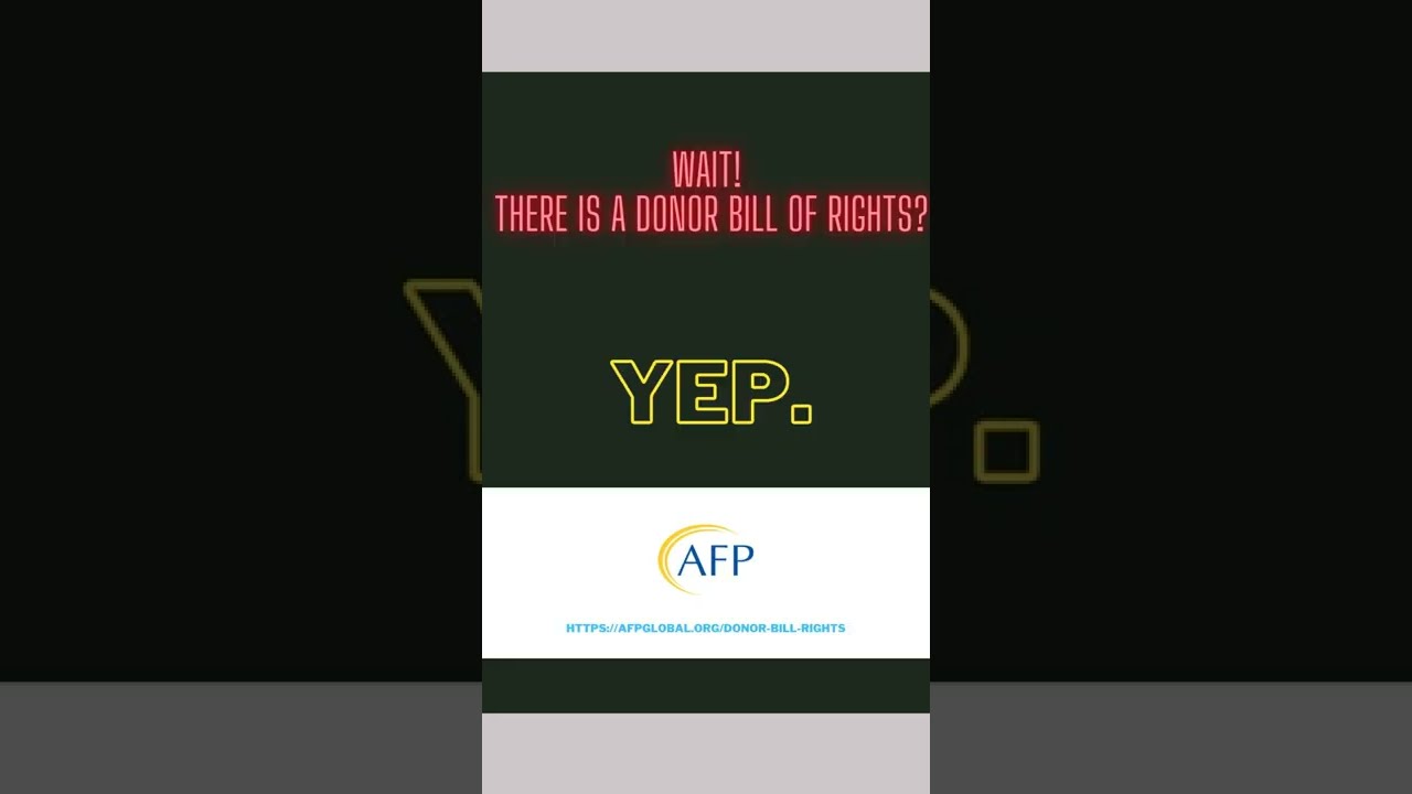 What Every Organization Should Know About Donations (The Donor Bill of Rights)