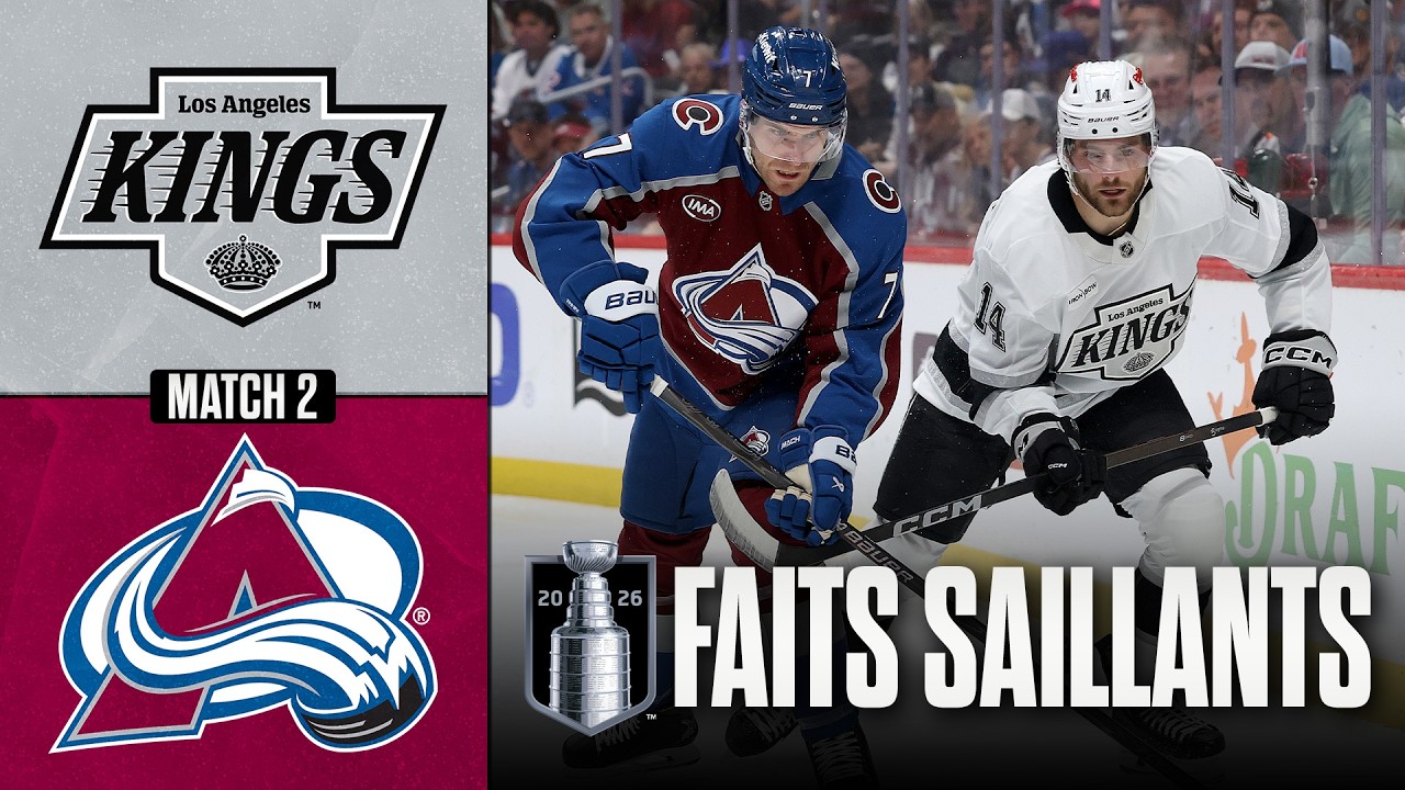 Kings vs Avalanche, match no 2 | 21/04/26 | Faits saillants
