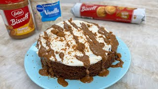 Microwave Biscoff Cake