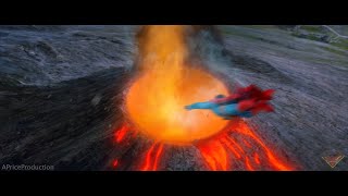 New Remastered/Upgraded Extended Superman IV Volcano Sequence