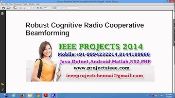 Robust Cognitive Radio Cooperative Beamforming