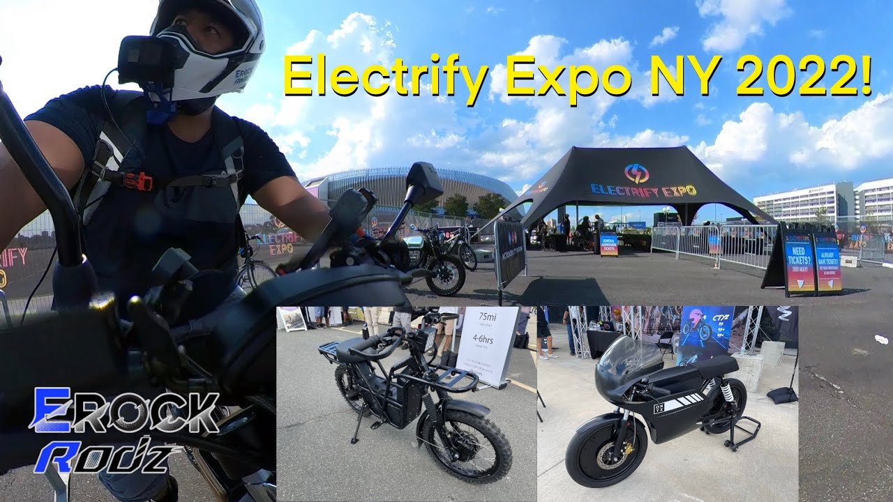 My Electrify Expo 2022 Experience  ⎮ UBCO Ebike Test Ride⎮ Long Island, NY
