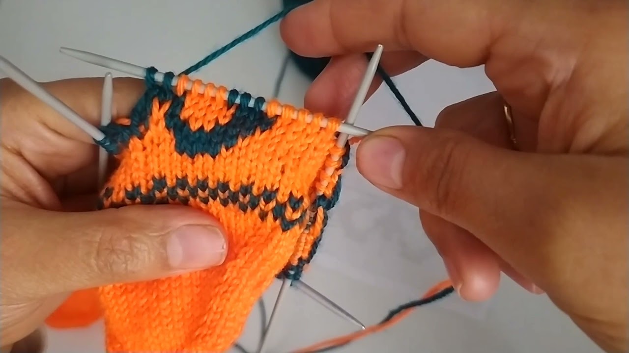 Beş Şiş Kelebek Desenli Patik Modeli Yapımı Örgü Modelleri Anlatımlı Strickmuster