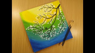 acrylic step easy painting paintings beginners