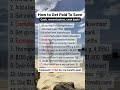 How to get paid to save! #highyieldsavings #highyieldsavingsaccount #shortsfeed #financecoach