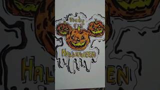 How To Draw Easy Pumpkins 🎃 #shorts
