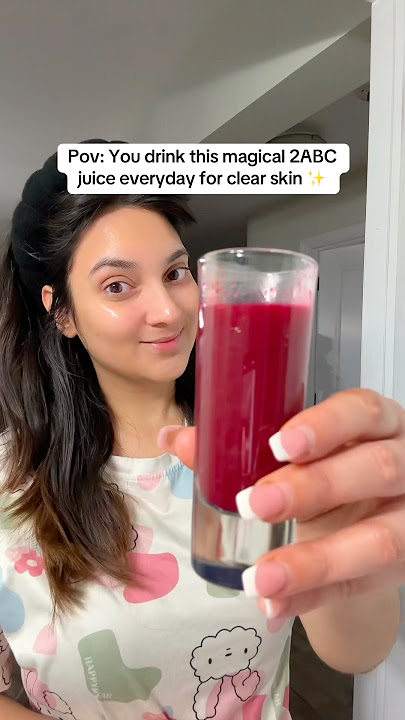 Your drink this 2ABC Juice for clear skin everyday ✨💕 #shorts
