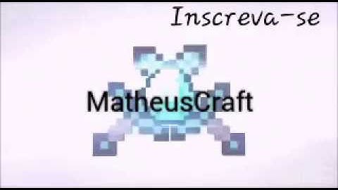 Minha nova intro!!!!!! MATHEUS CRAFT