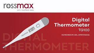 : Alat Ukur Suhu Tubuh | rossmax Digital Thermometer TG 100