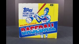 1983 topps cello box pack opening ! search for Rookie Cards ! baseball cards