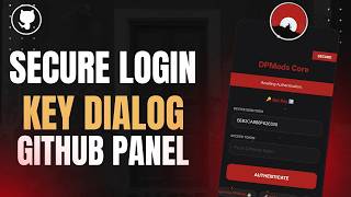 SECURE Login Key Dialog in MT Manager | GitHub Panel + HWID Lock (Red Theme) By DPMods screenshot 3