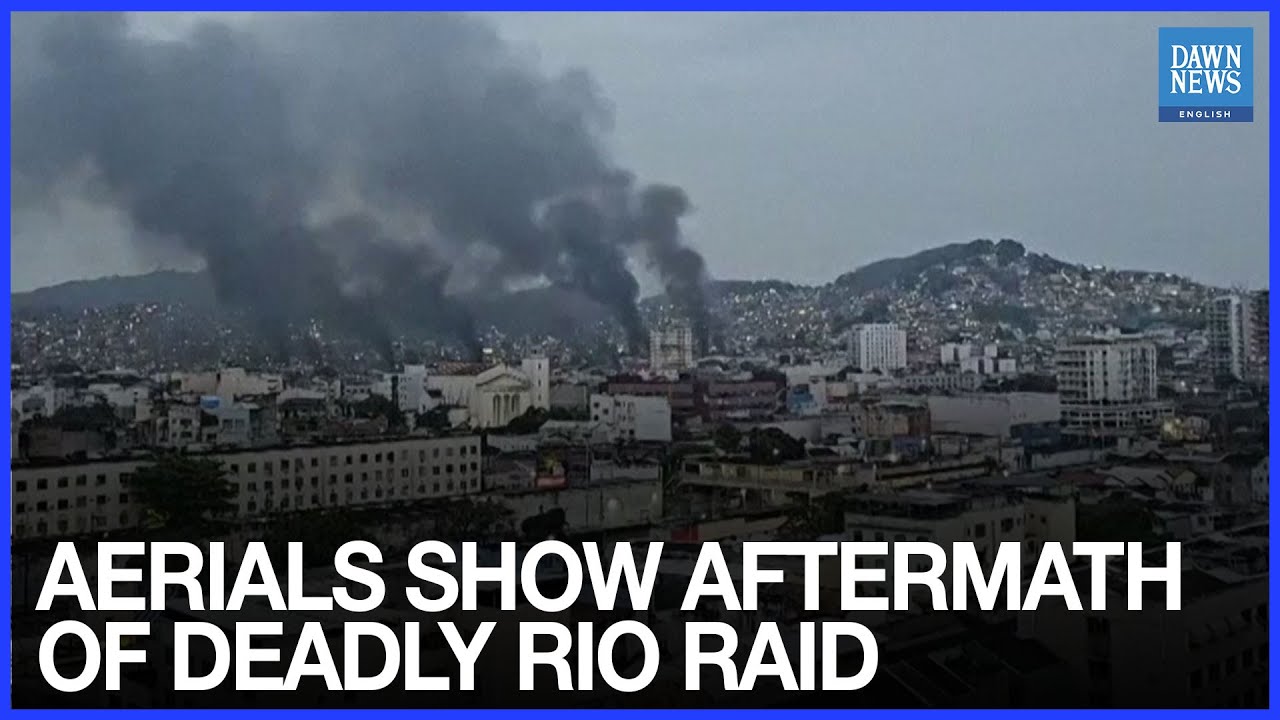 Rio Rico Raid Aftermath Aerials show aftermath of Rio police operation that killed at least 60 ...